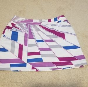 Adidas Climacool Geometric Patterned Tennis Skirt